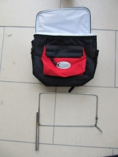 Taschen Halterung V2A Triostar inkl. Tasche, links