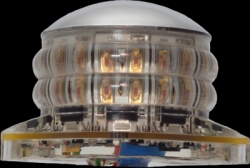 ACL-UAV-12V - elektronisches Antikollisionslicht mit FLARM-Interface und  Fernsteuerungsanschluß für unbemannte Fluggeräte